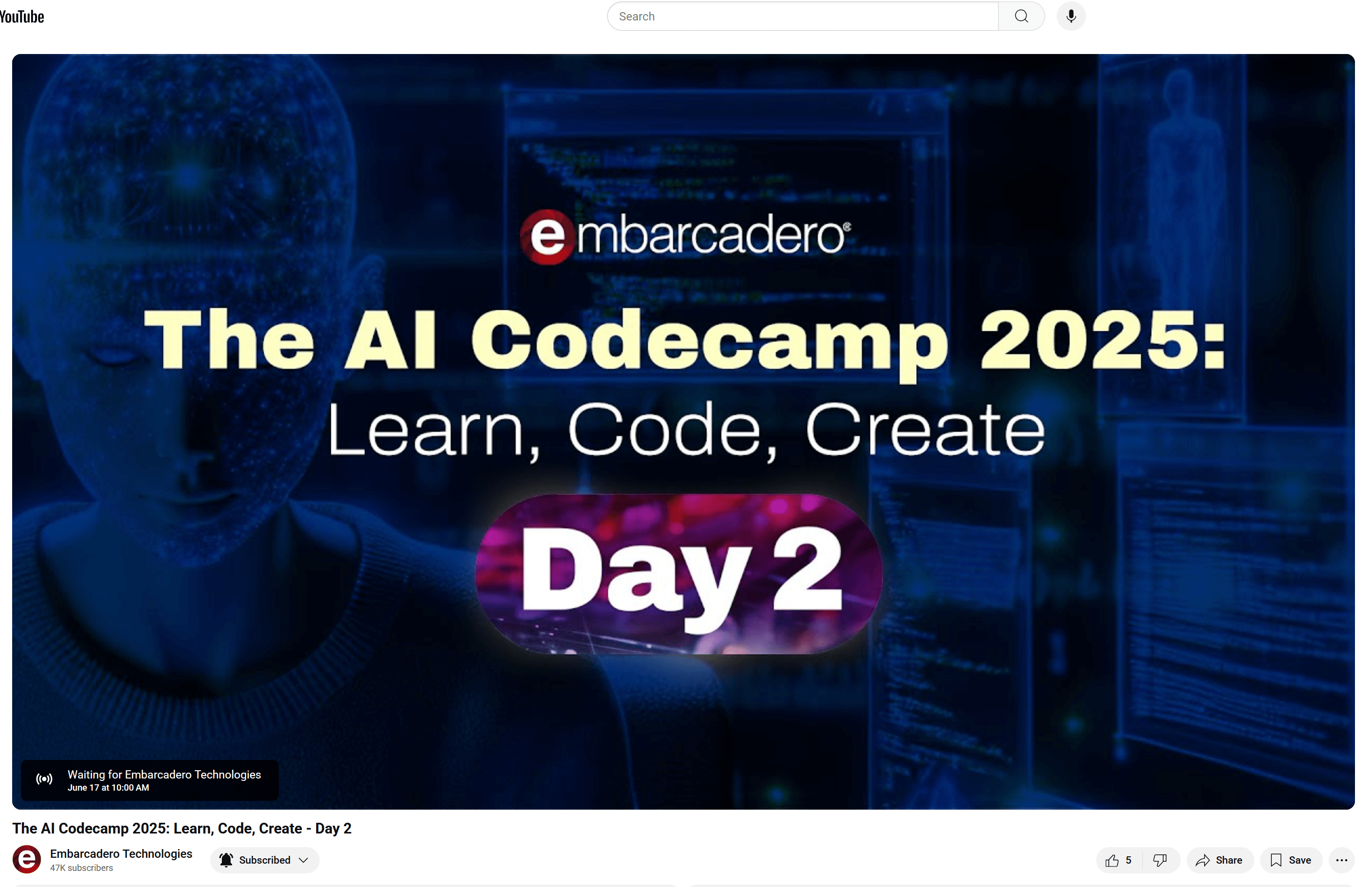 Learn, Code, Create—But Mostly Code: A Toastmasters-Style Review of Embarcadero's AI CodeCamp 2025 (Day 2)